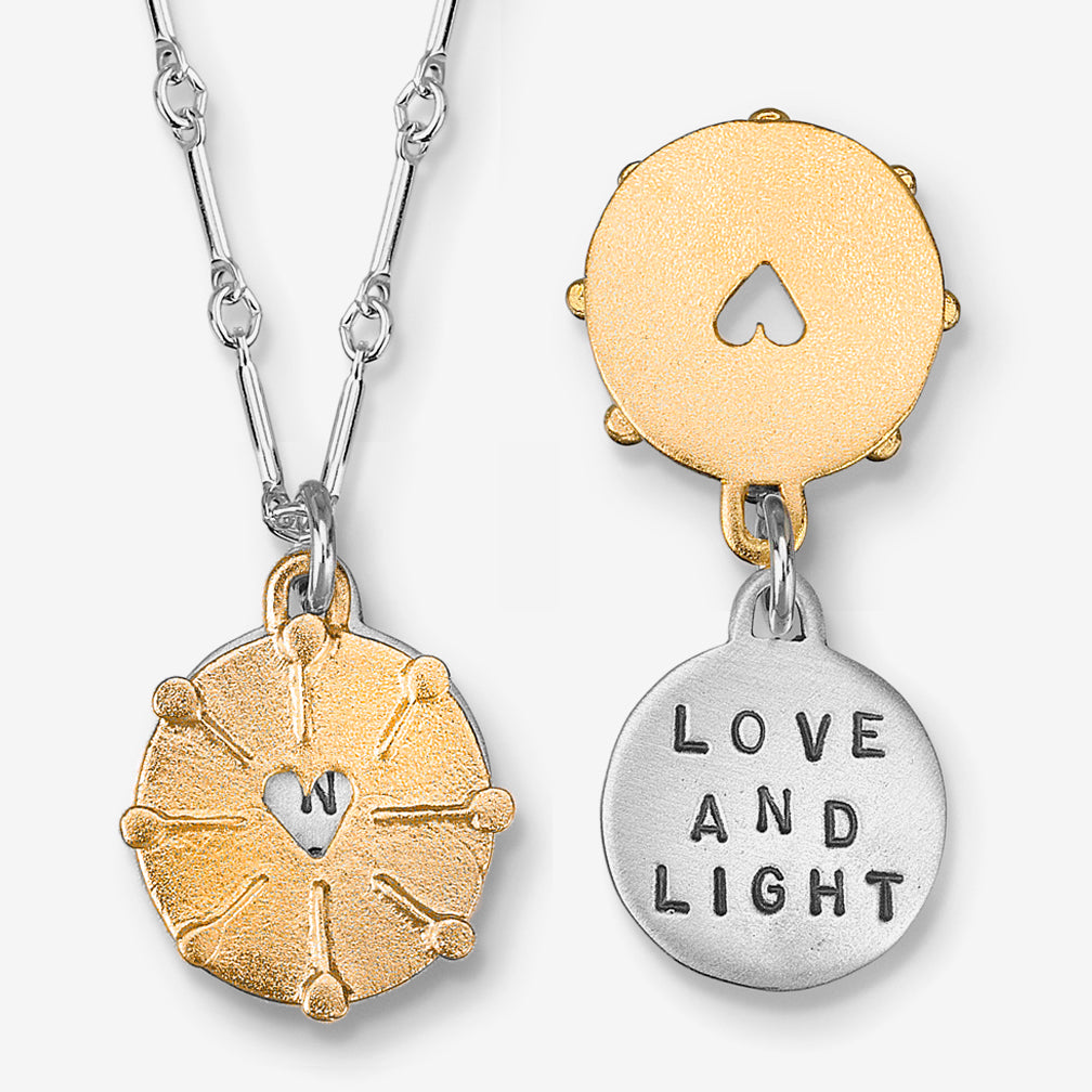 Kathy Bransfield Jewelry: Quote Necklace: Love & Light