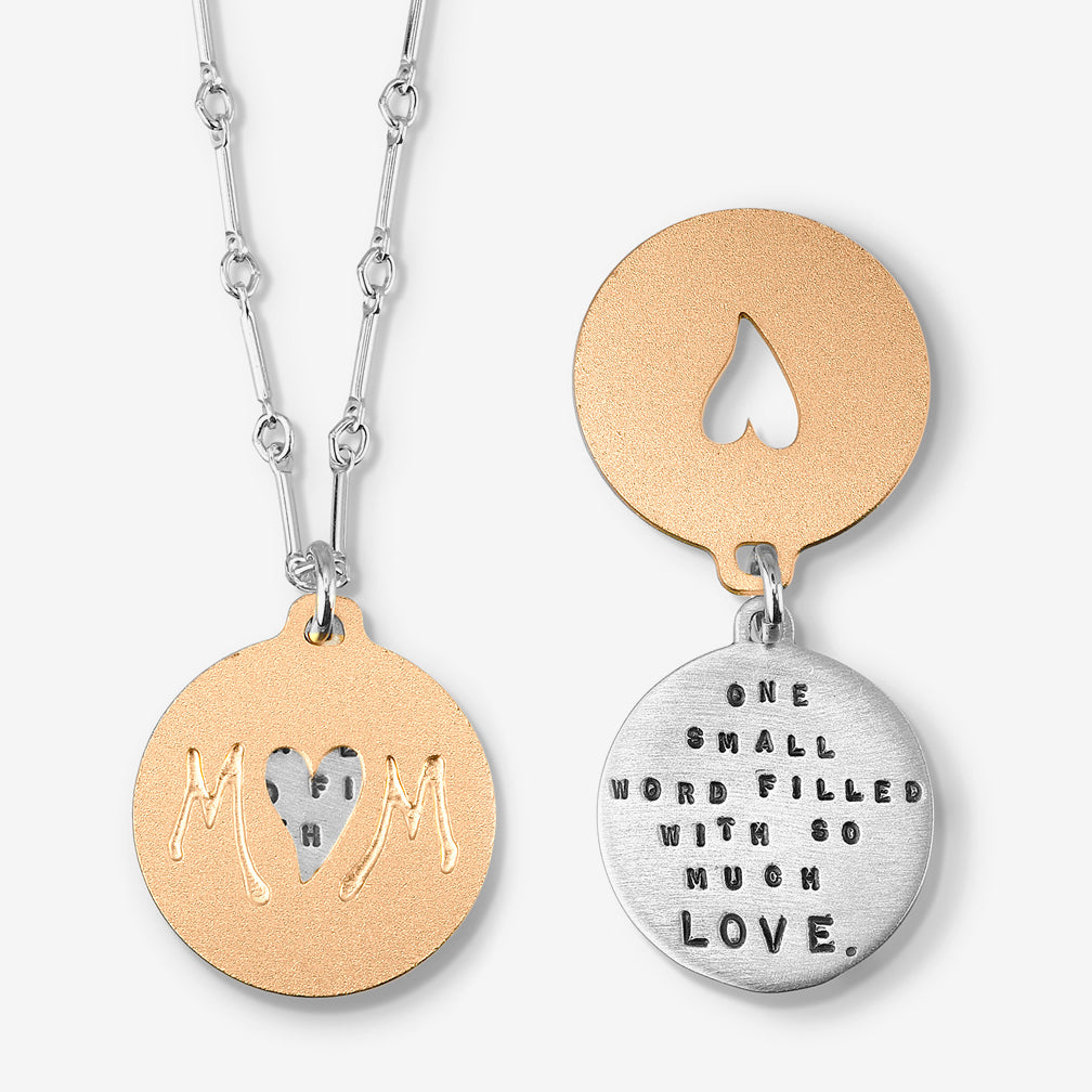 Kathy Bransfield Jewelry: Quote Necklace: Mom