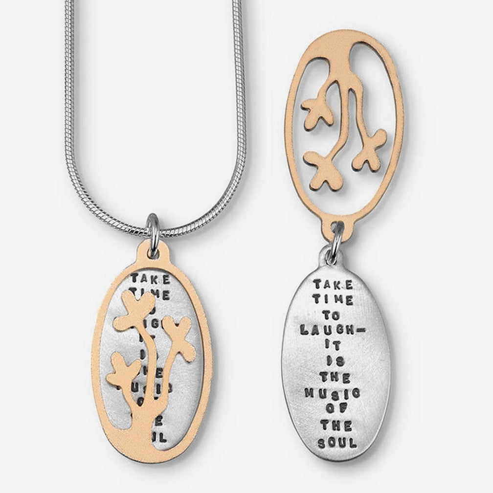 Kathy Bransfield Jewelry: Quote Necklace: Music of the Soul