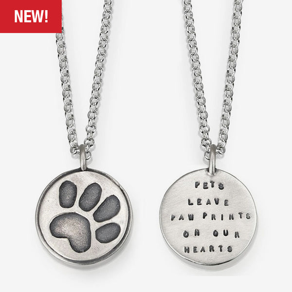 Kathy Bransfield Jewelry: Quote Necklace: Pet Paw