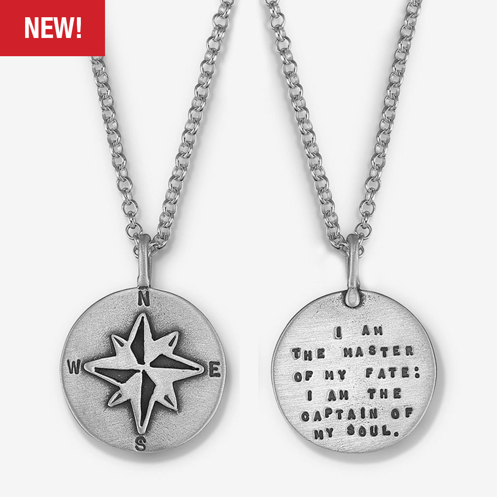 Kathy Bransfield Jewelry: Quote Necklace: Reversible Henley