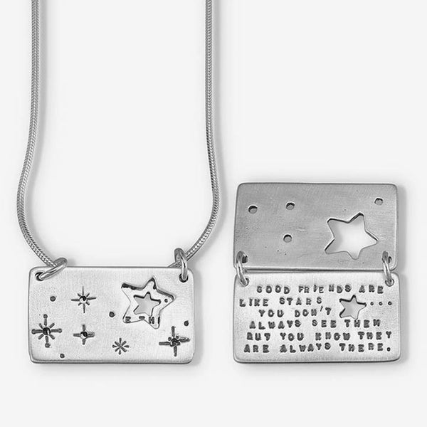 Kathy Bransfield Jewelry: Quote Necklace: Starry Night