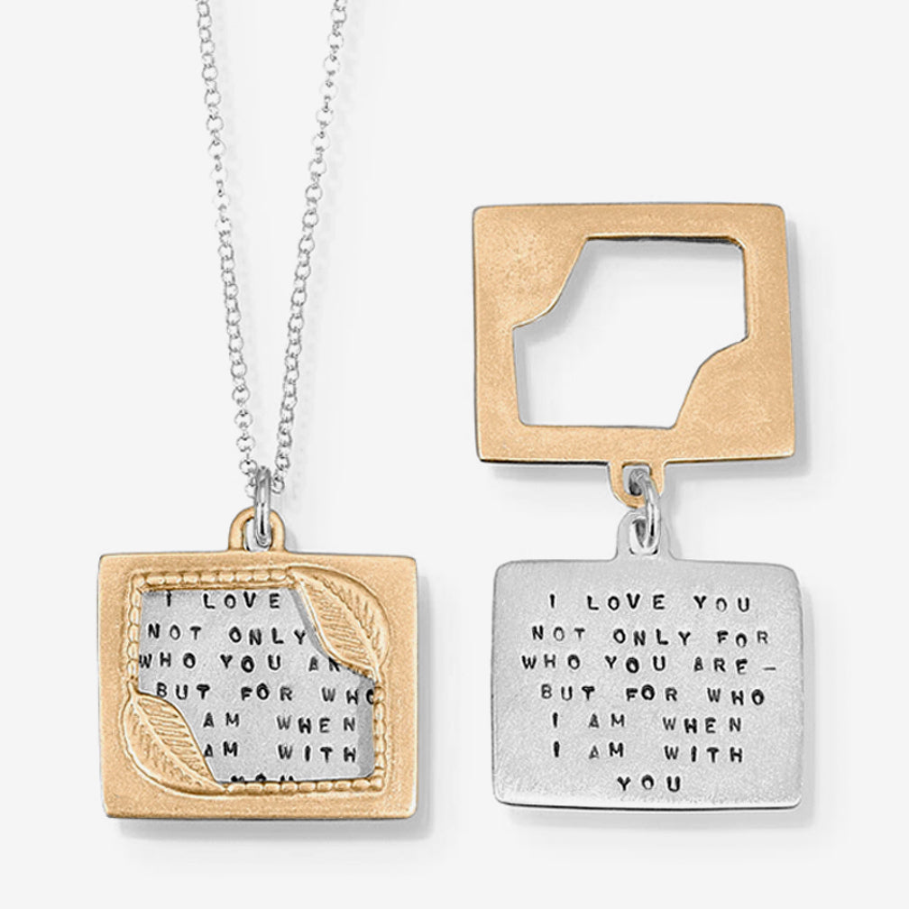 Kathy Bransfield Jewelry: Quote Necklace: Who Am I