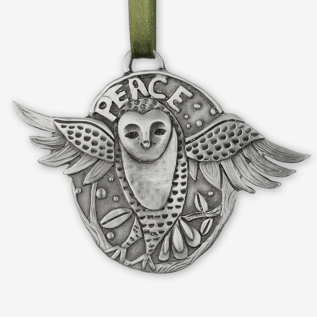 Leandra Drumm: Ornament: Peace Owl