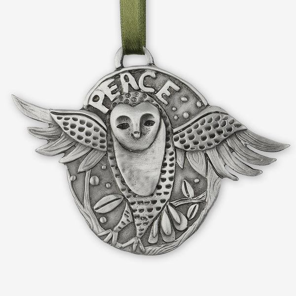 Leandra Drumm: Ornament: Peace Owl