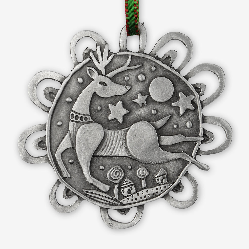 Leandra Drumm: Ornament: Prancing Deer
