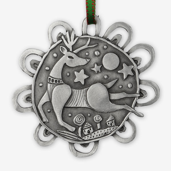 Leandra Drumm: Ornament: Prancing Deer