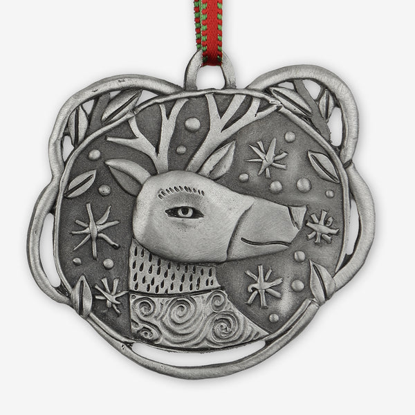 Leandra Drumm: Ornament: Winter Reindeer