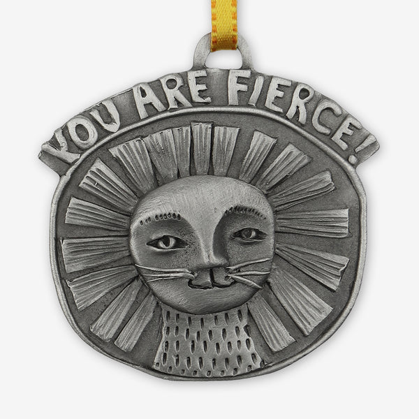 Leandra Drumm: Ornament: "You Are Fierce" Lion