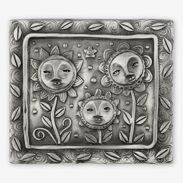 Leandra Drumm: Wall Sculpture: Smiling Flowers