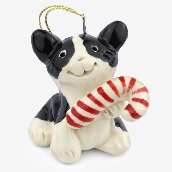 Little Guys Ornament: Candy Cat, Sitting