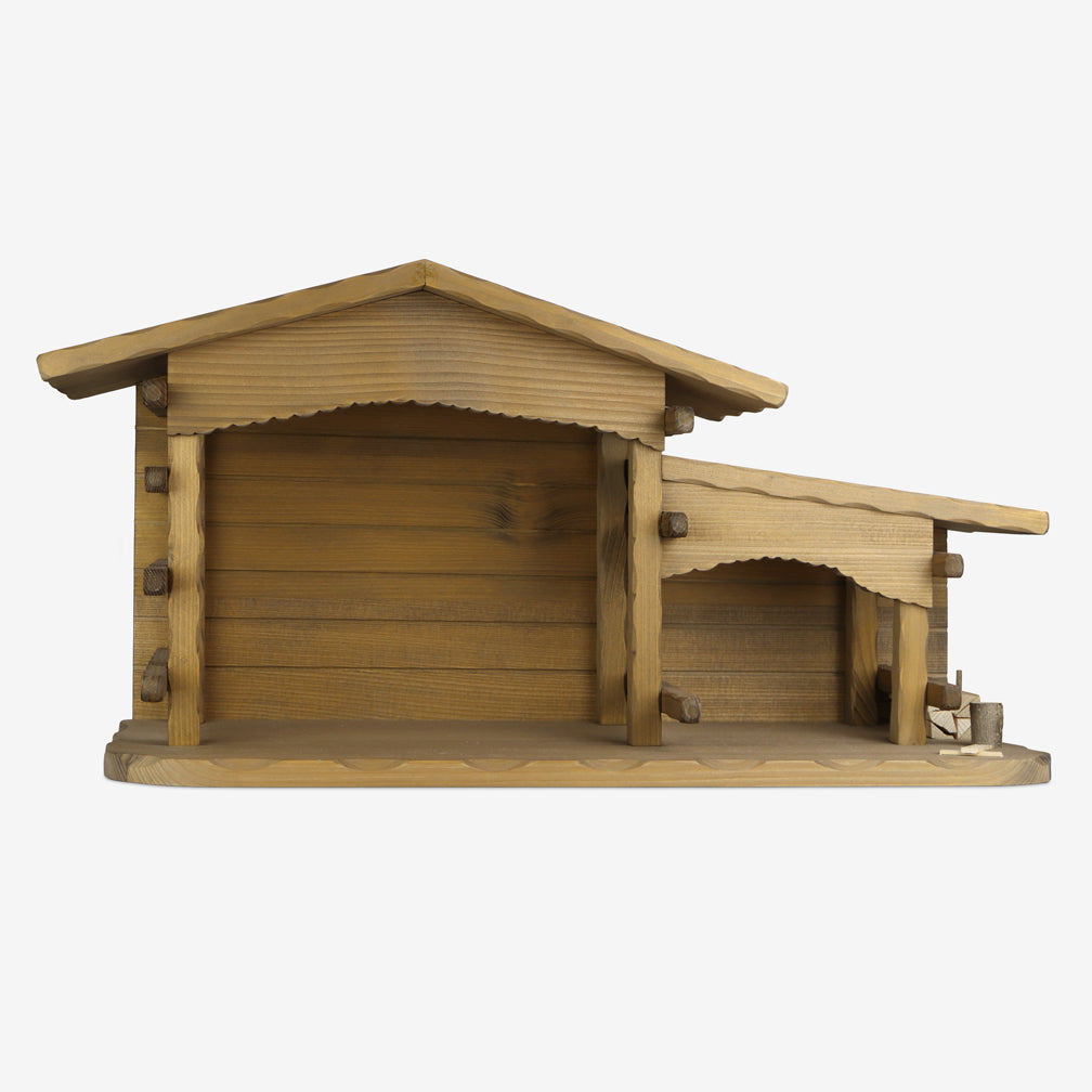 Lotte Sievers-Hahn Nativity: Large Stable, Rustic without Light