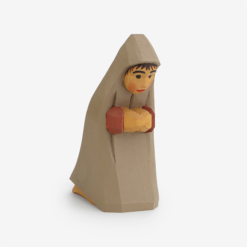 Lotte Sievers-Hahn Nativity: Shepherd Woman, Kneeling with Cowl