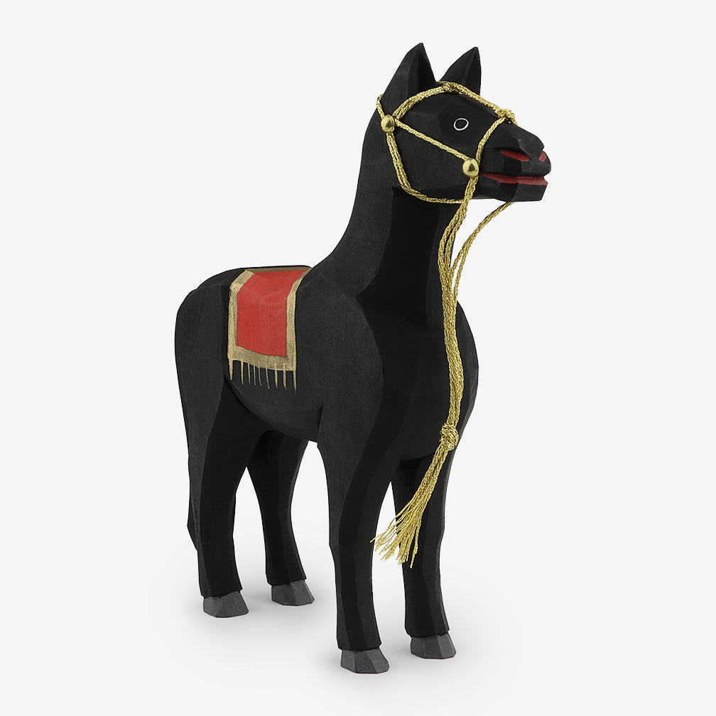 Lotte Sievers-Hahn Nativity: Horses, Black Arabian