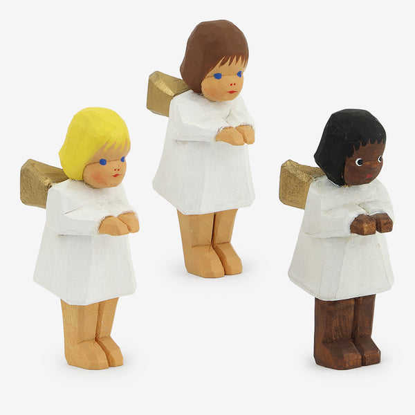 Lotte Sievers-Hahn Nativity: Standing Angels, Curious (bare legs)