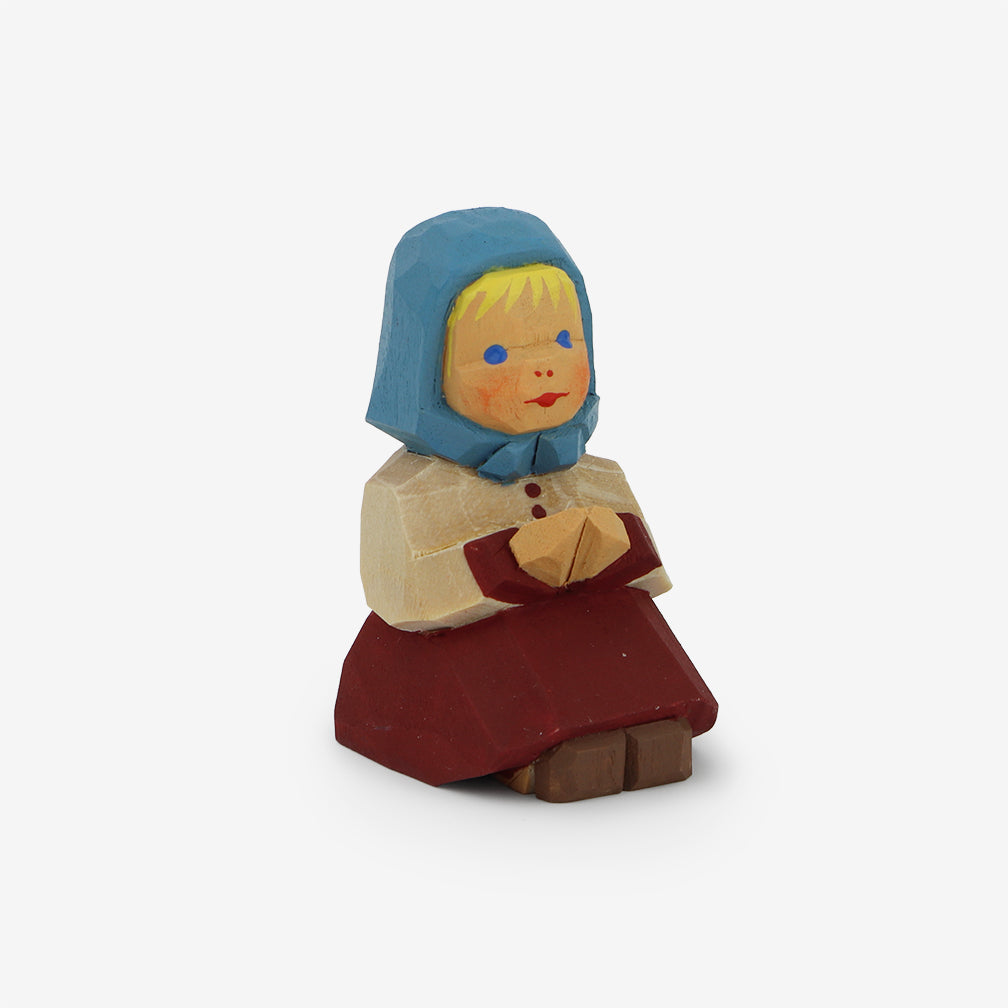 Lotte Sievers-Hahn Nativity: Boy & Girl Sitting