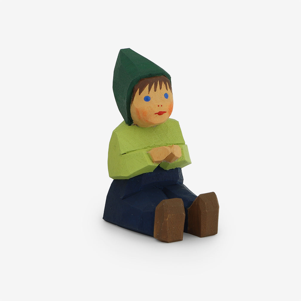 Lotte Sievers-Hahn Nativity: Boy & Girl Sitting