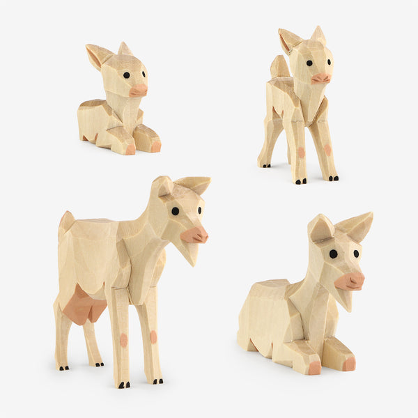 Lotte Sievers-Hahn Nativity: Goats, Pale 