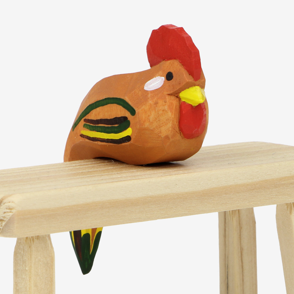 Lotte Sievers-Hahn Nativity: Chickens, Perching