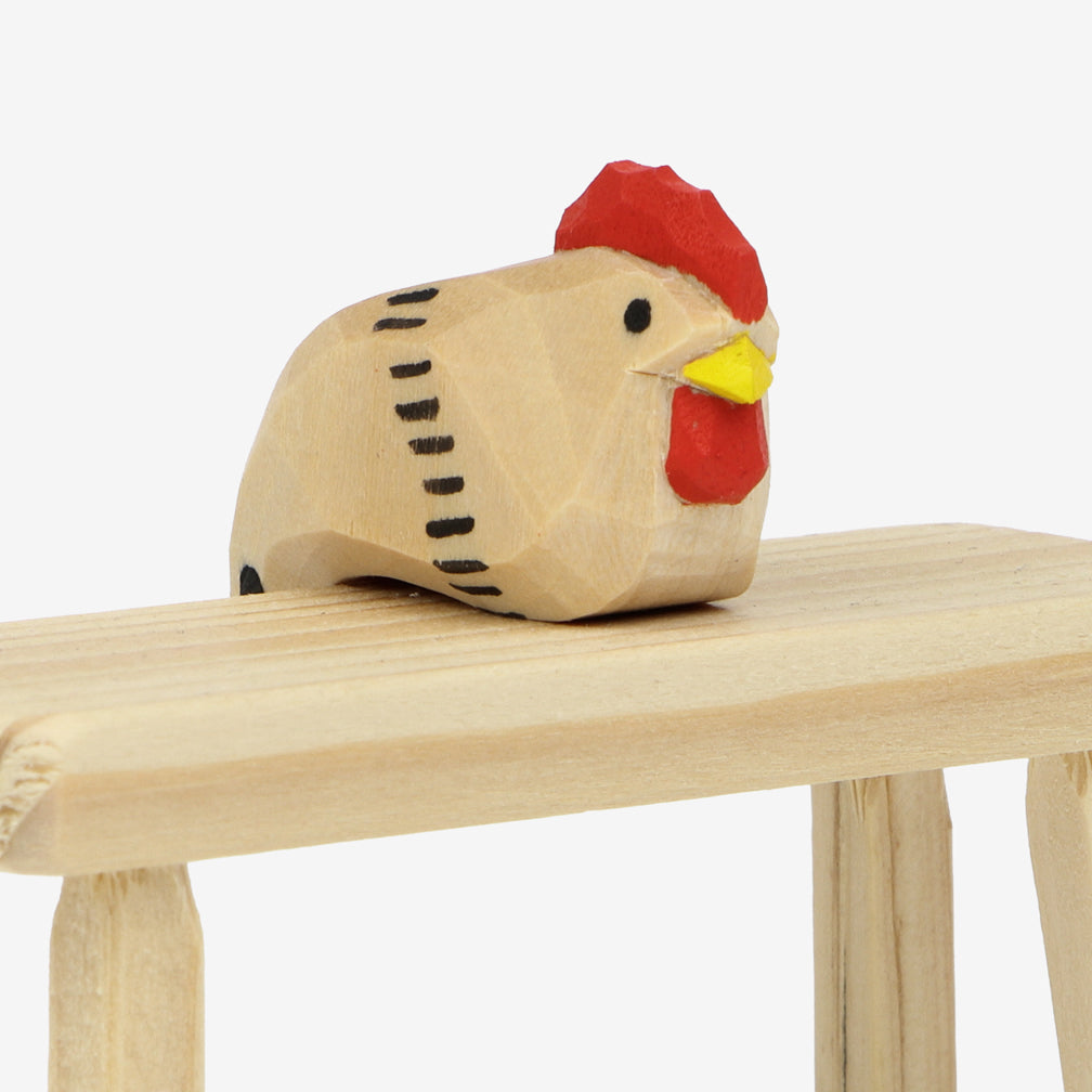 Lotte Sievers-Hahn Nativity: Chickens, Perching