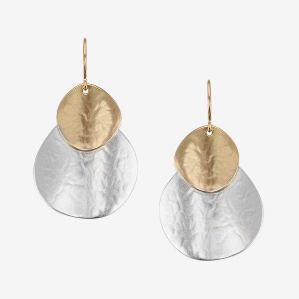 Marjorie Baer Wire Earrings: Medium Organic Polka Dots