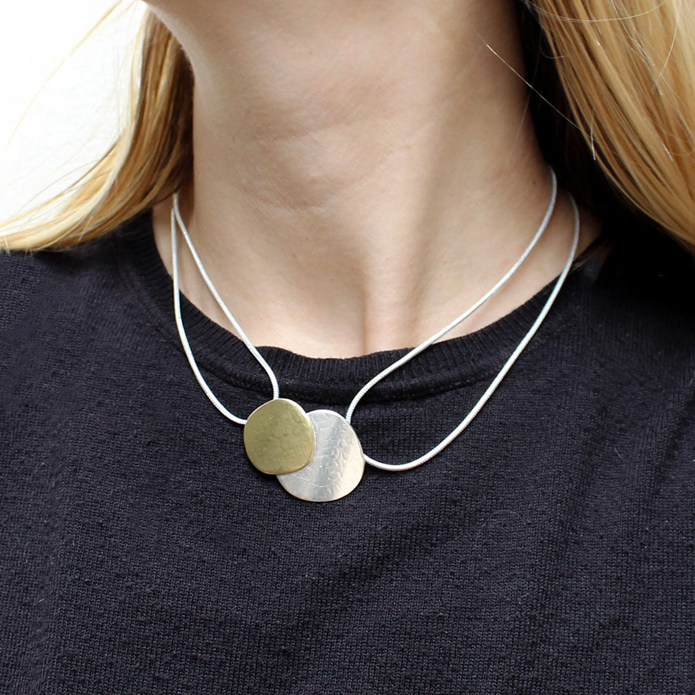 Marjorie Baer Necklace: Double Organic Polka Dot