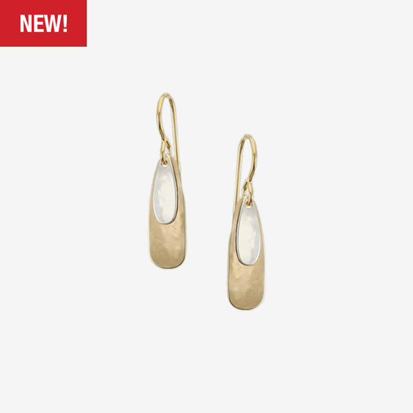 Marjorie Baer Wire Earrings: Small Long Ovals