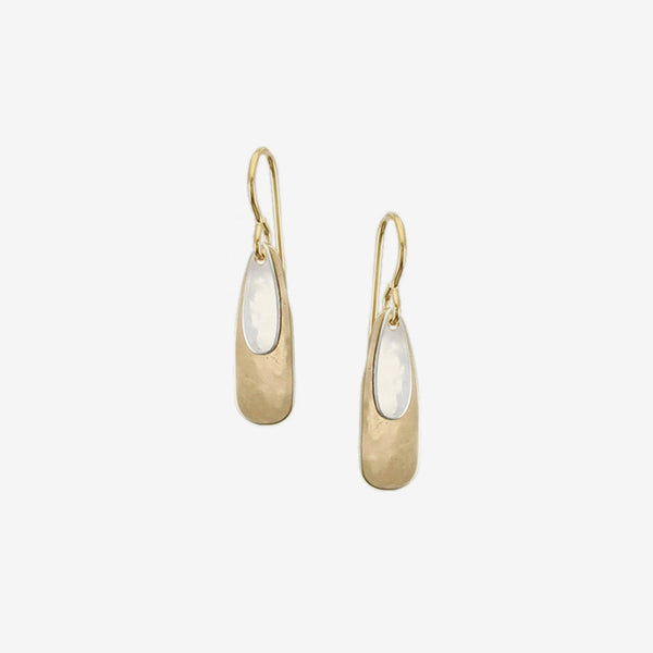 Marjorie Baer Wire Earrings: Small Long Ovals
