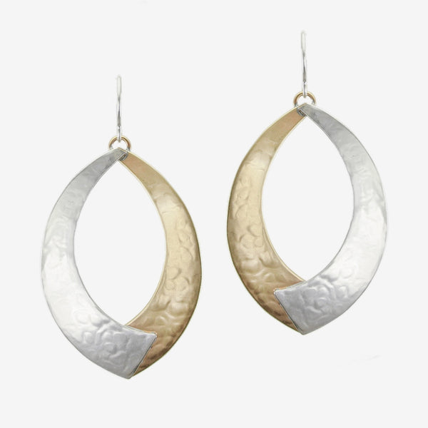 Marjorie Baer Wire Earrings: Large Overlap Swoops