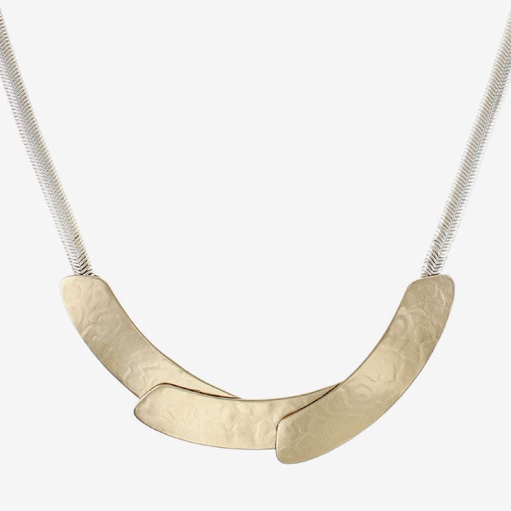 Marjorie Baer Necklace: Overlapping Arcs