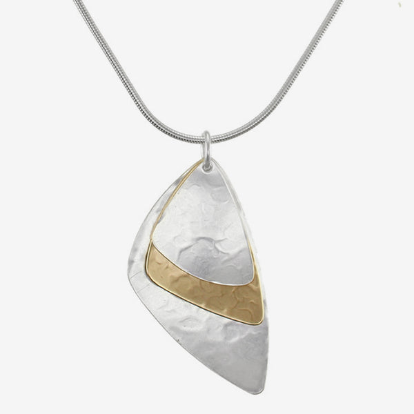 Marjorie Baer Necklace: Dished Triangles