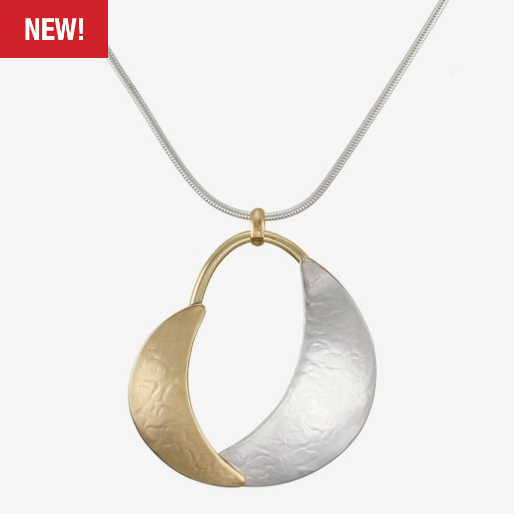 Marjorie Baer Necklace: Layered Crescents