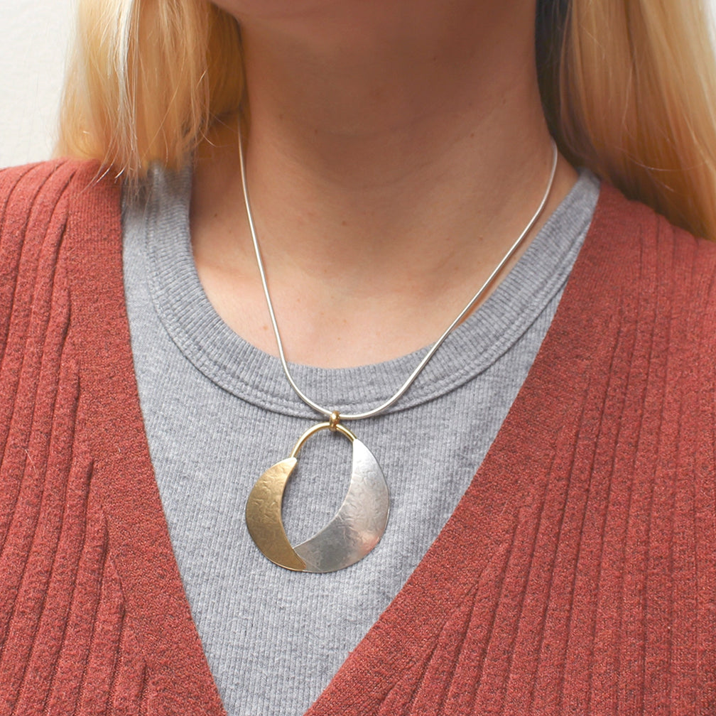 Marjorie Baer Necklace: Layered Crescents