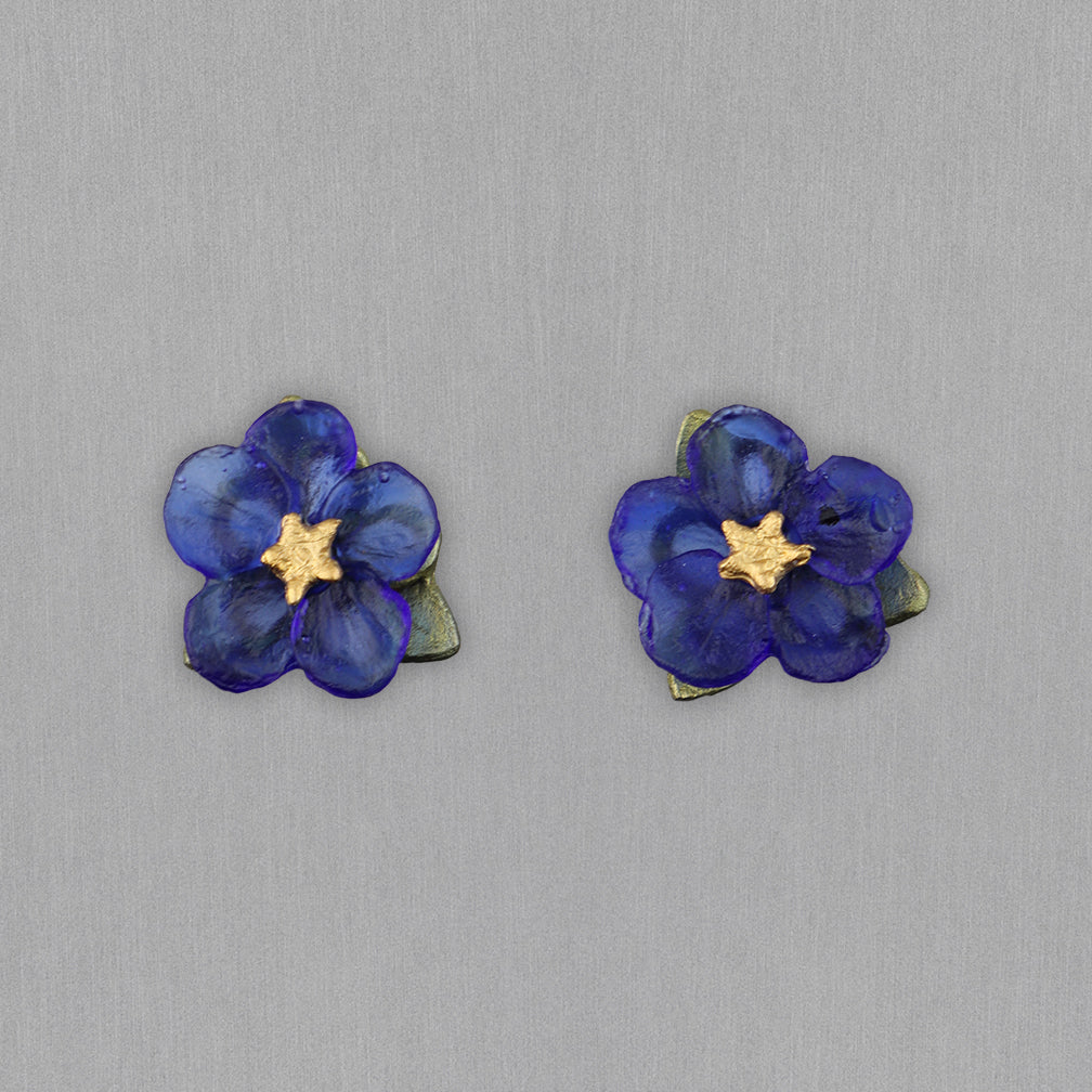 Michael Michaud Design: Blue Violet Earrings, Post