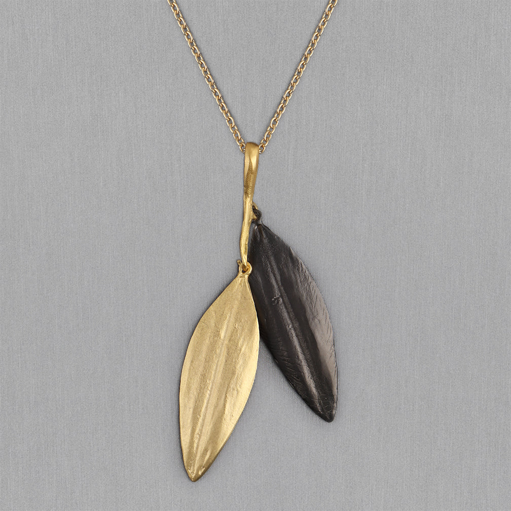 Michael Michaud Design: Cordyline Double Leave Pendant