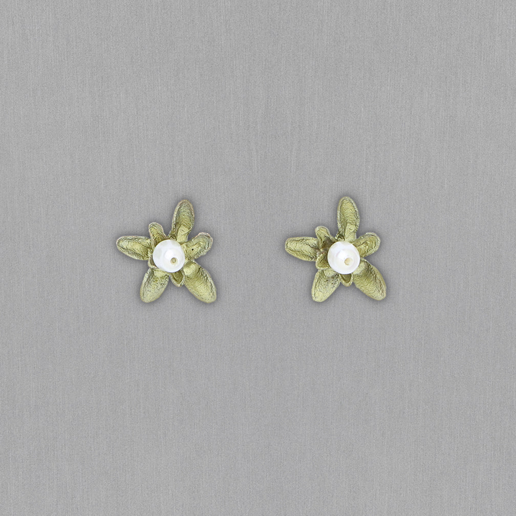 Michael Michaud Design: Flowering Thyme Earrings, Stud Post