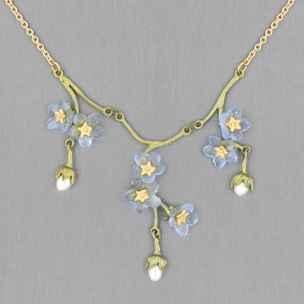 Michael Michaud Design: Forget Me Not Triple Drop Necklace