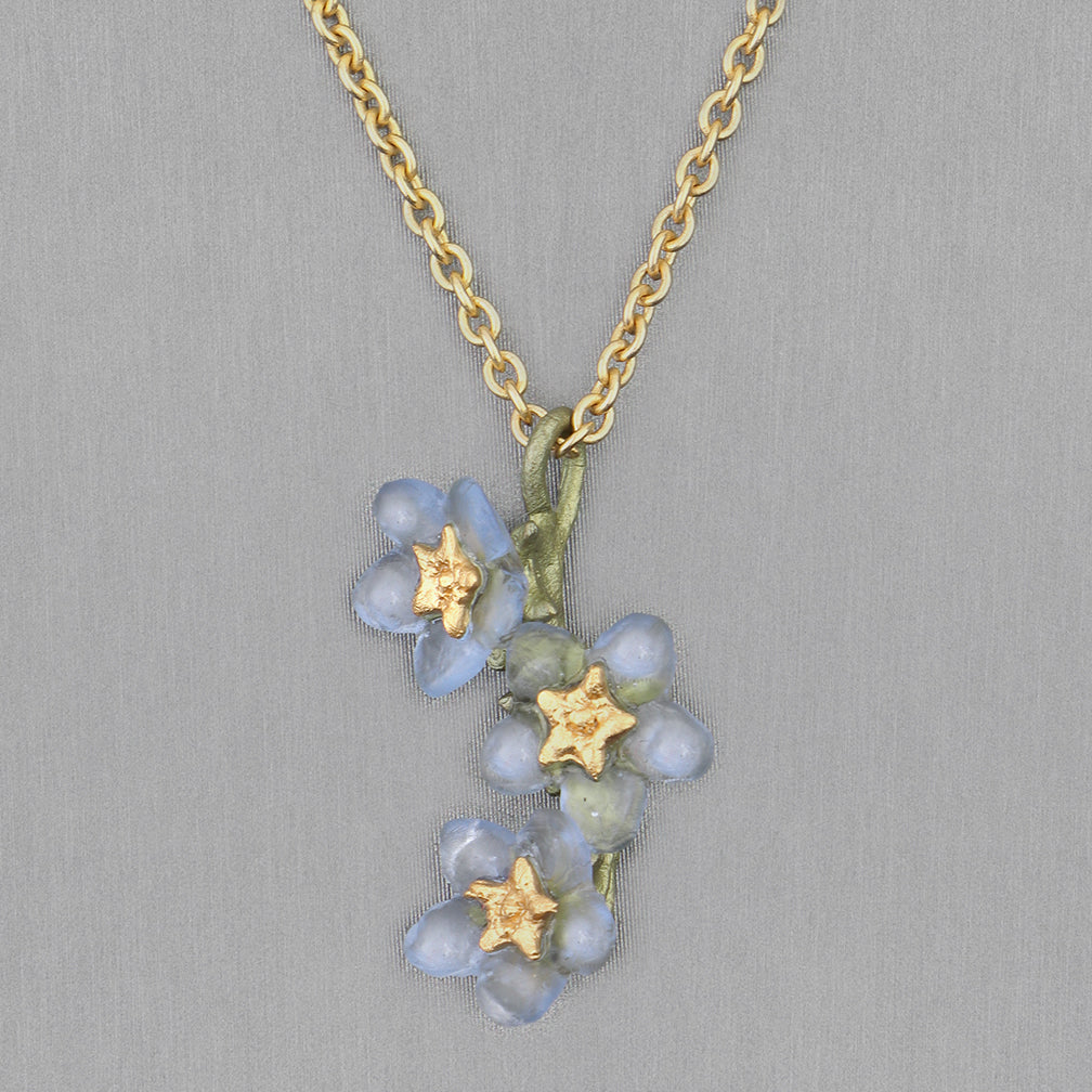 Michael Michaud Design: Forget Me Not Triple Flower Pendant