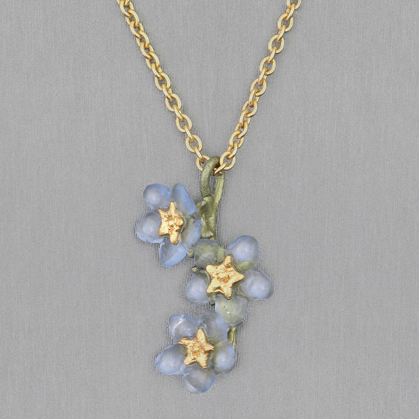 Michael Michaud Design: Forget Me Not Triple Flower Pendant