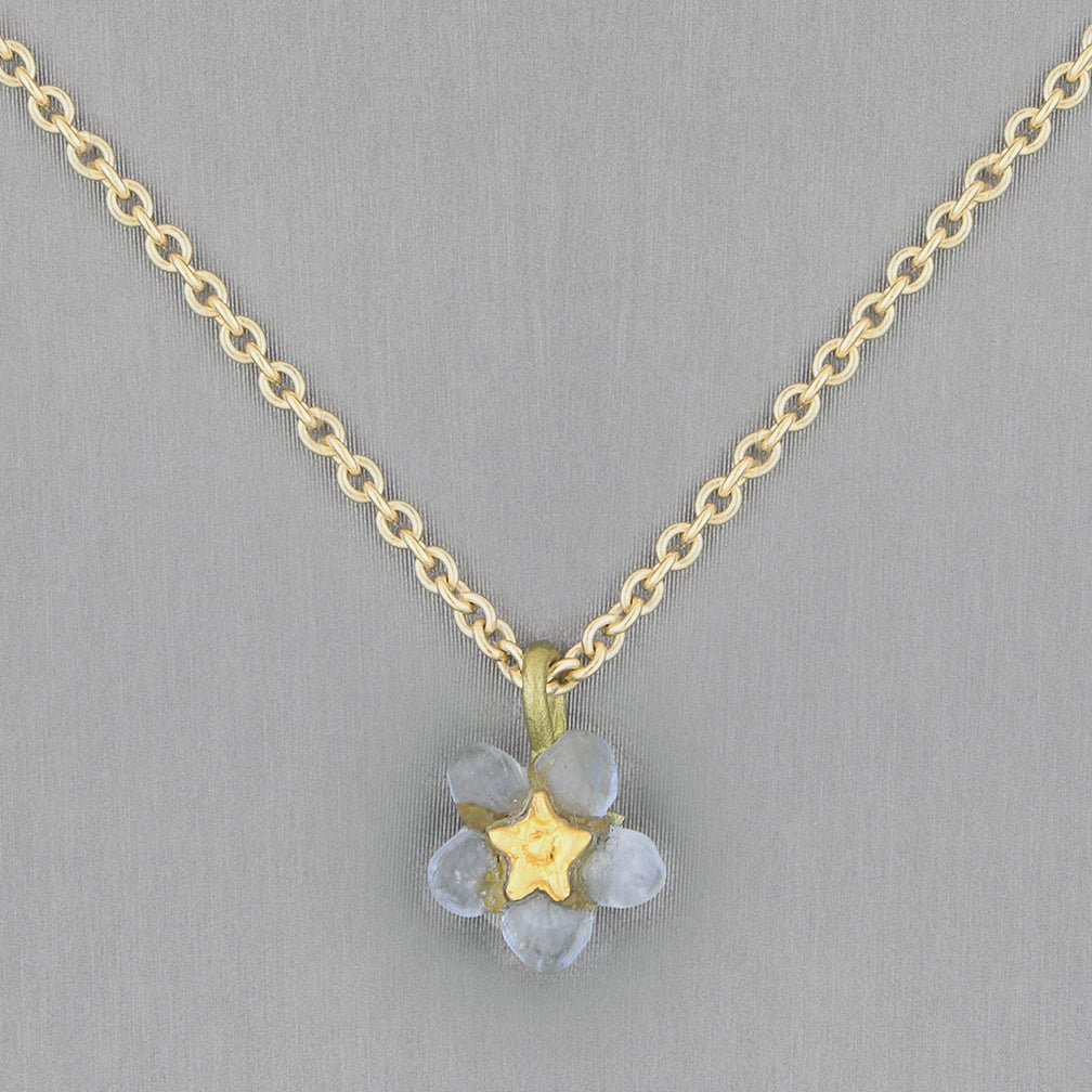 Michael Michaud Design: Forget Me Not Single Flower Pendant