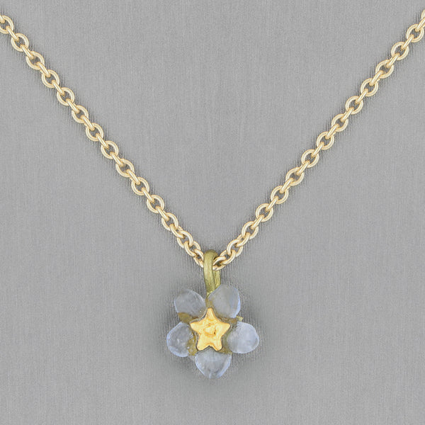 Michael Michaud Design: Forget Me Not Single Flower Pendant