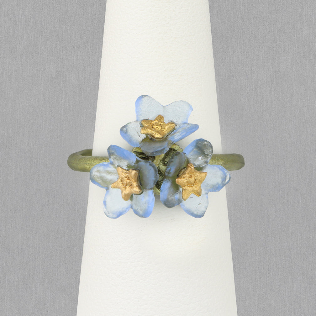 Michael Michaud Design: Forget Me Not Three Flower Ring