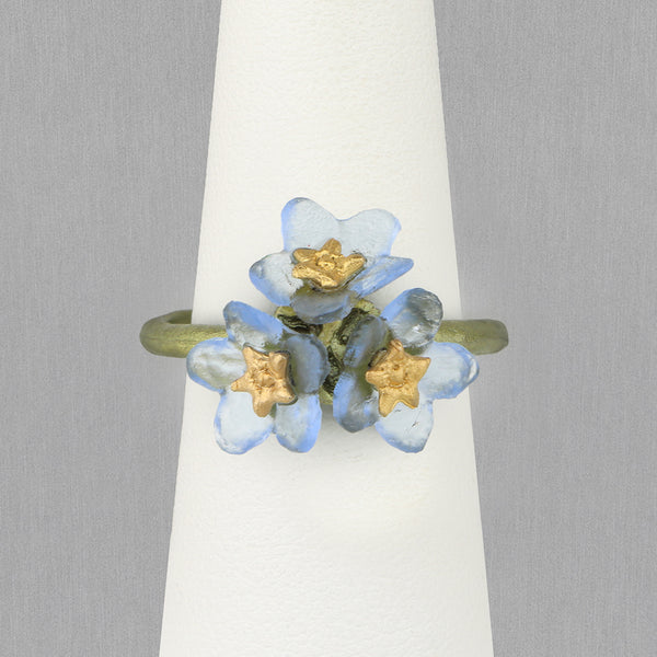Michael Michaud Design: Forget Me Not Three Flower Ring