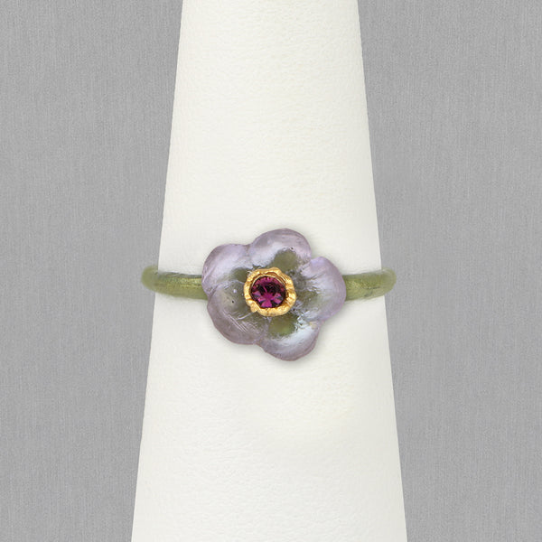 Michael Michaud Design: French Bouquet Ring, Purple