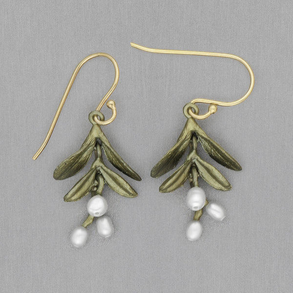 Michael Michaud Design: Garden Vine Earrings, Dainty Wire