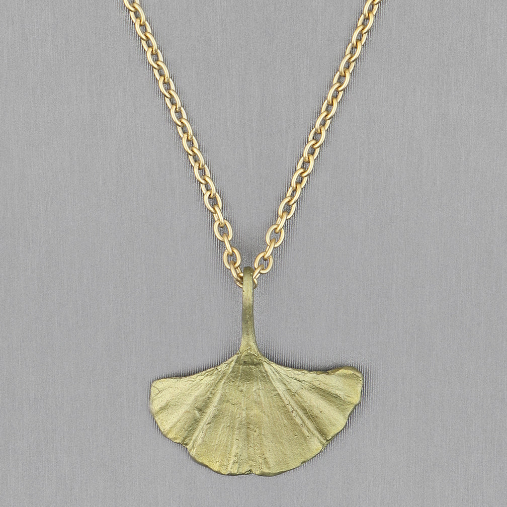 Michael Michaud Design: Ginkgo Pendant, Single Leaf