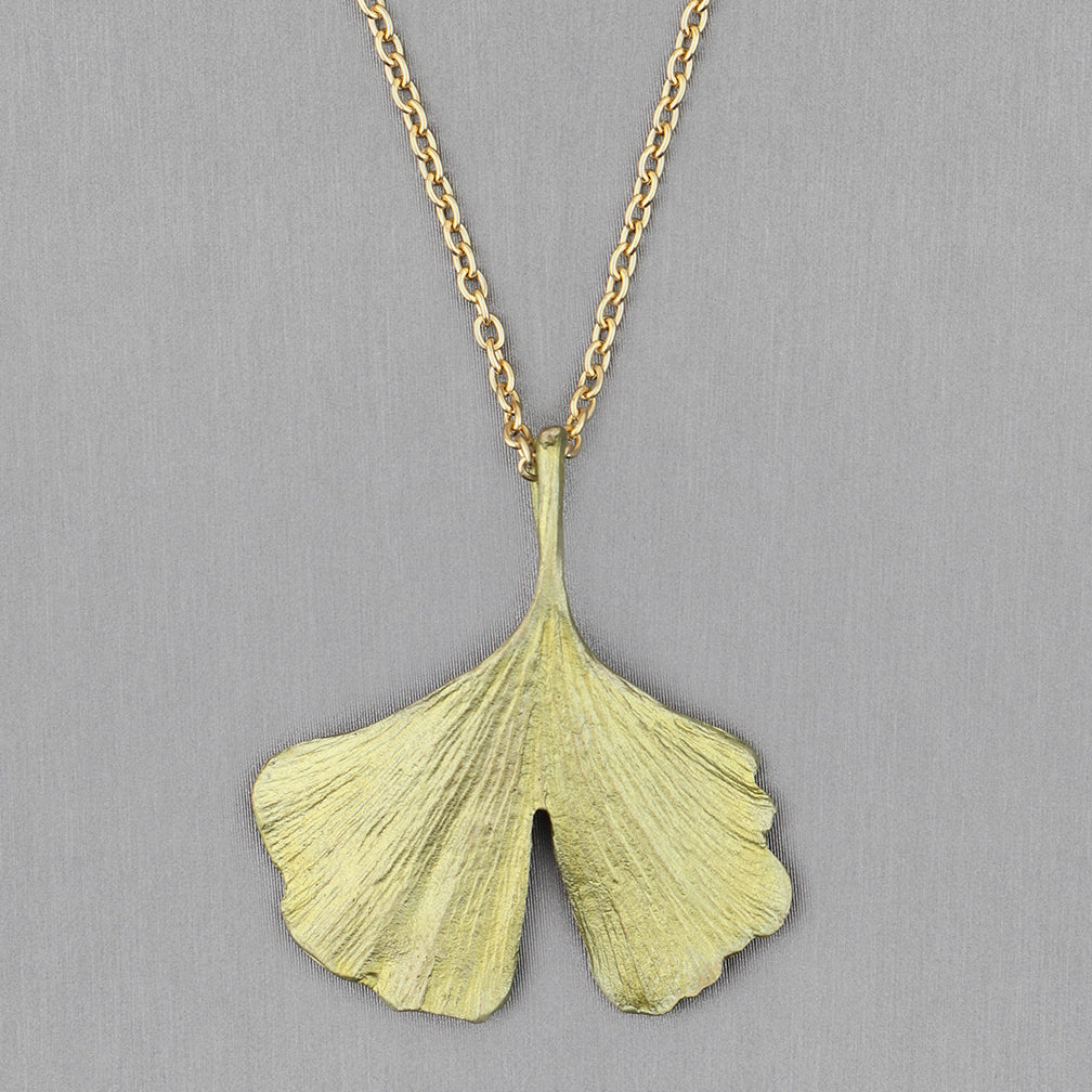 Michael Michaud Design: Ginkgo Pendant, Large Leaf