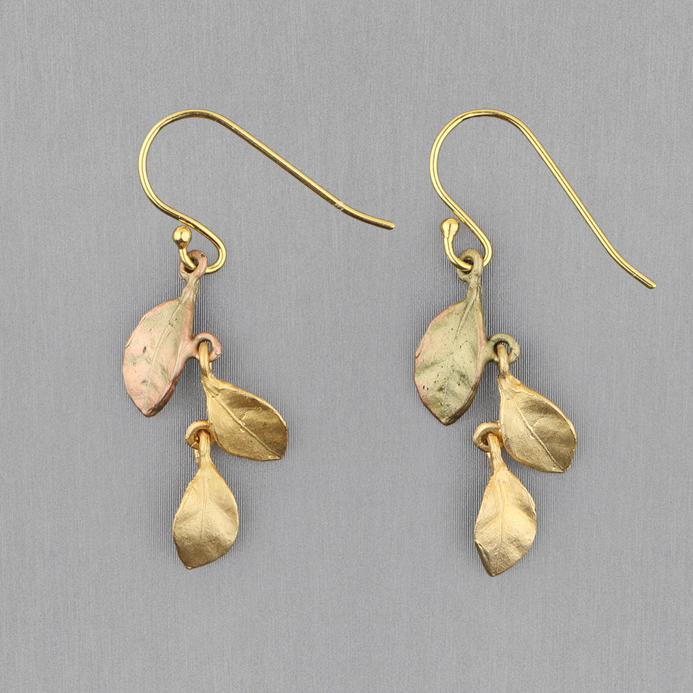 Michael Michaud Design: Golden Autumn Earrings, Wire Dainty