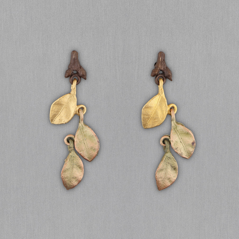 Michael Michaud Design: Golden Autumn Earrings, Post