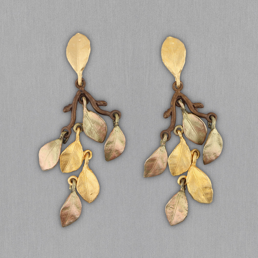 Michael Michaud Design: Golden Autumn Earrings, Post Statement